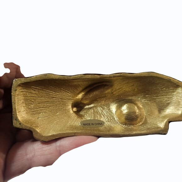 Lacquered Brass Toucan Bird Wire Picture Photo Card Holder Display Stand - Picture 6 of 8